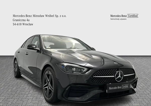 Mercedes-Benz Klasa C cena 239900 przebieg: 46500, rok produkcji 2021 z Wrocław małe 407